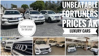 Second Hand Used Cars in Very Good Price // Fortuner With Sunroof // Luxury AK Car Bazar