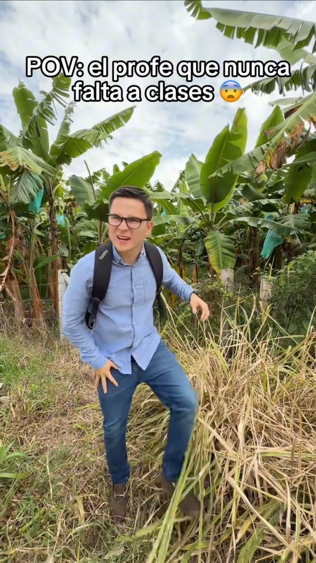 El profe siempre llega ??‍?