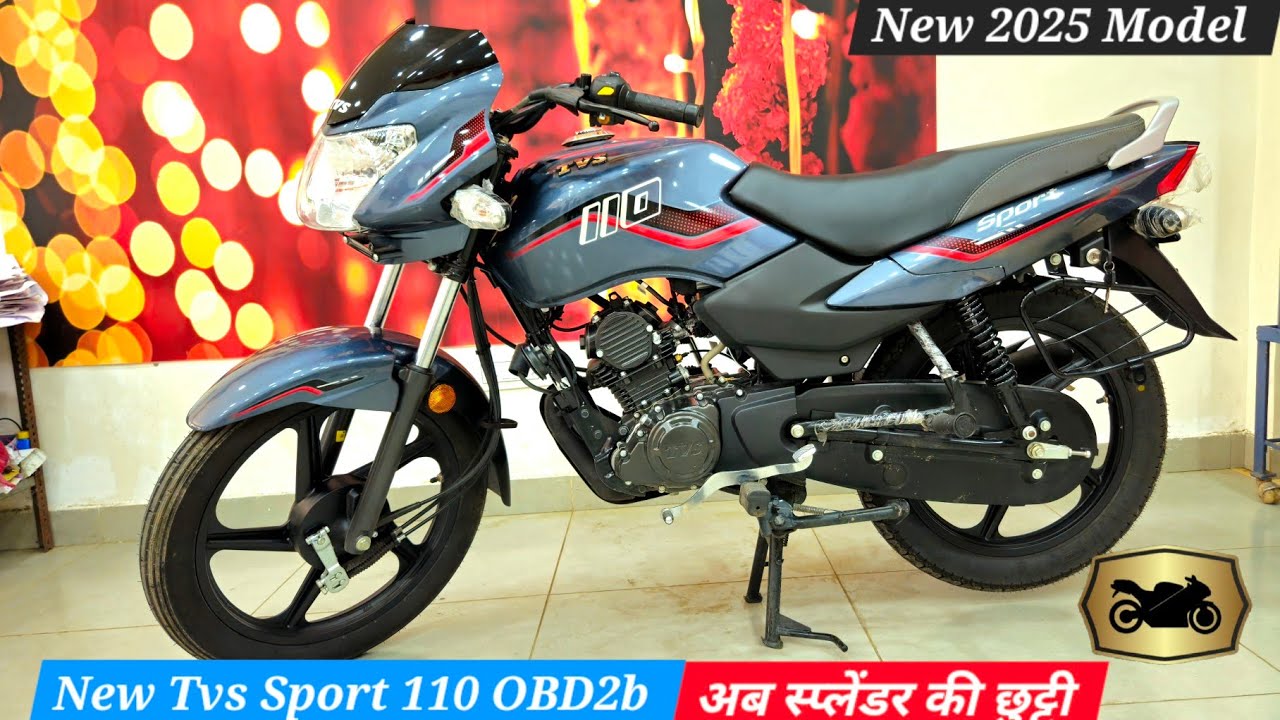 New 2025 Tvs Sport Es+ OBD2B Model Detailed Review |Finance |On Road Price| Mileage 