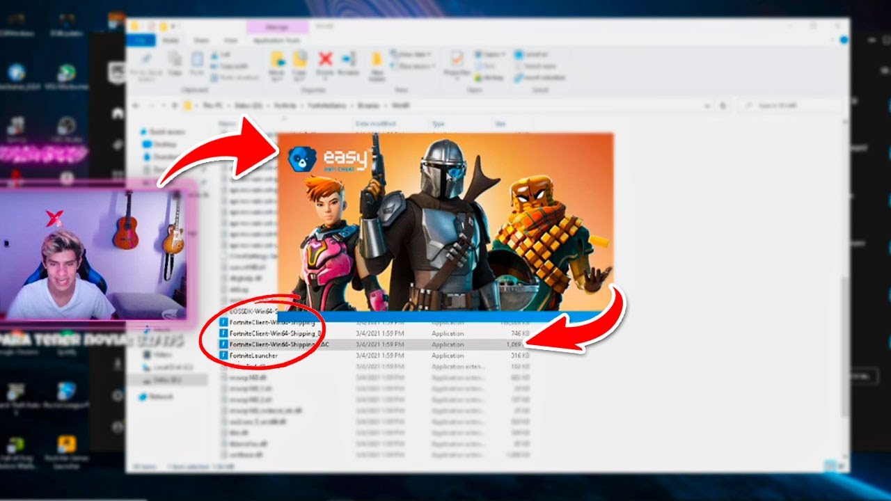 COMO ABRIR FORTNITE con Easy Anti Cheat *MENOS INPUT LAG* (tutorial ...