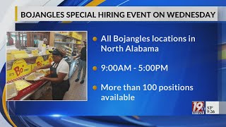 On-site Interviews/Hiring at North Alabama Bojangles | March 10, 2025 News 19 at 9 a.m.