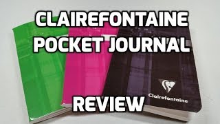 Clairefontaine Staplebound 3.5 x 5.5 in. Ruled Journal Reveiw