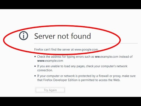 How To Fix Server Not Found Firefox Can T Find The Server Error In Mozilla Firefox Youtube - firefox can't establish a connection to the server roblox