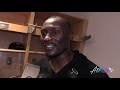 BISMACK BIYOMBO after HORNETS WIN vs. Raptors