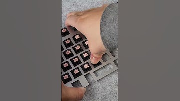 building the KFE CE @MONOKEI with Alpaca V2 switches #keyboard #mechanicalkeyboard #build