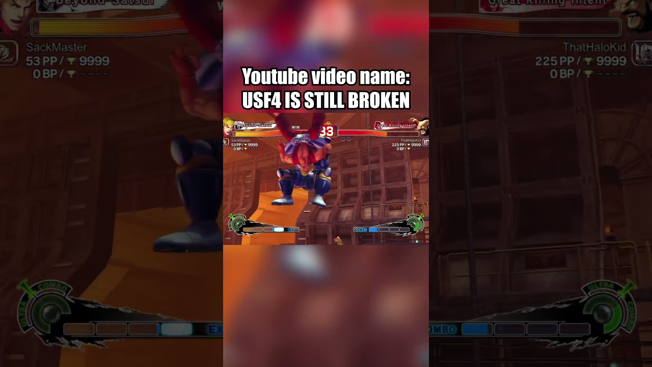 Ken can KICK HADOKENS in USF4?!?!