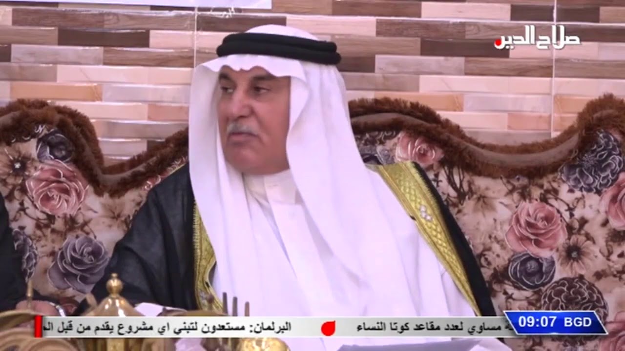 الشيخ احمد الذياب ابو وسام يعرف بنسب قبيلة اللهيب عبر برنامج #نسيم_البوادي