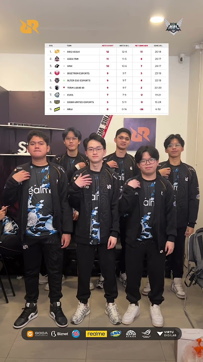 RRQ HOSHI REGULAR SEASON CHAMPION MPL ID S15🥳 @MPLIndonesia