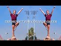 TRYING OUT FOR COLLEGE CHEER