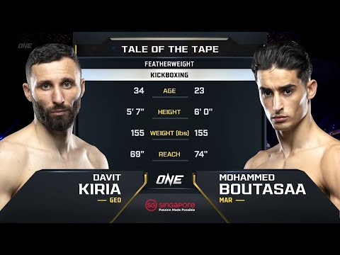 Davit Kiria vs. Mohammed Boutasaa | ONE Championship Full Fight