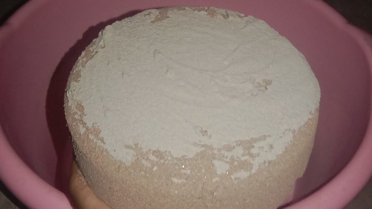ASMR Pure silky soft grey sand mud texture dustiest dry crumbling in tub ⏳😋✨