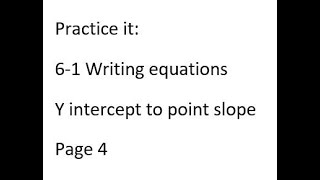 6-1 writing equations page 4 and 5 ALG 1