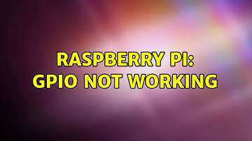 Raspberry Pi: gpio not working (2 Solutions!!)