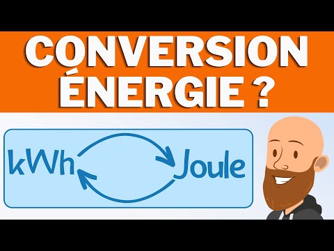 Comment convertir des joules en kWh (et kWh en joules) en 3 minutes