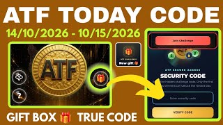 ATF Today Code: STAGE 5 | How to Enter  ATF Security Code | New Gift Box | Join challenge