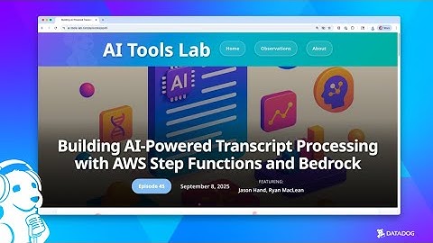 Building AI-Powered Transcript Processing with AWS Step Functions and Bedrock
