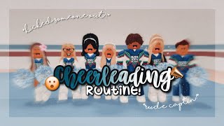 Brat’s CHEERLEADING ROUTINE! *kicked someone out?!* *W/VOICE 🔊* || Berry Avenue Roleplay