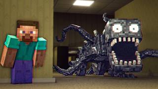 Surviving the Backrooms in Minecraft