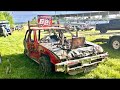 Garrett Patterson Number 62x Demolition Derby Car at Westmoreland County Fairgrounds June 1st, 2024