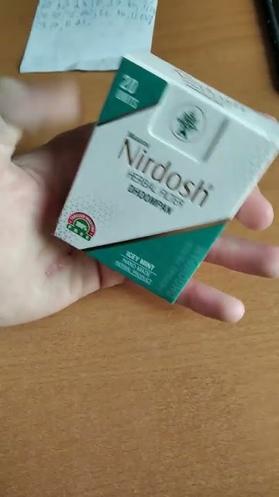 ХОЛОДНАЯ МЯТА / СИГАРЕТЫ БЕЗ НИКОТИНА И ТАБАКА / NIRDOSH ICEY MINT ...