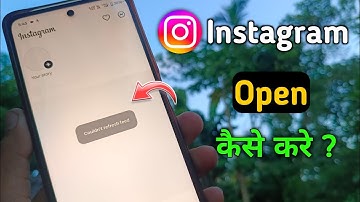 How to fix instagram couldn