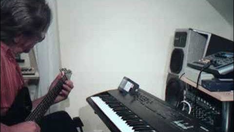 VG-99 and e-piano - 3 instruments played with 1 midi guitar