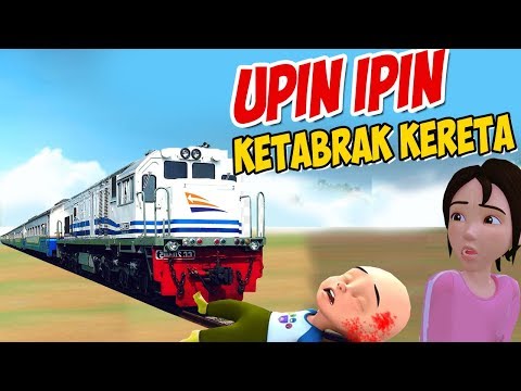 Upin Ipin Di Tabrak Kereta Api , Kak Ros Sedih ! GTA Lucu