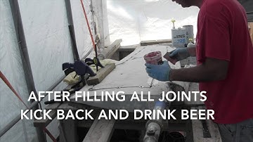 C&C 40-2 Foam Cored Rudder Repair