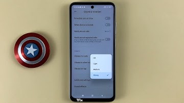 How to enable/disable Vibration on touch on Xiaomi Redmi 10 Android 12