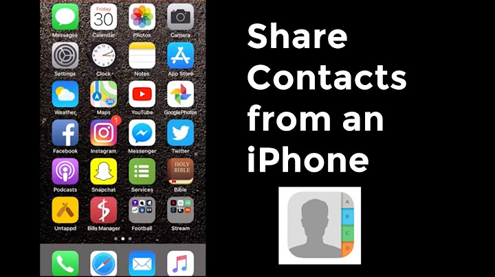 How to transfer multiple contacts from iphone to iphone