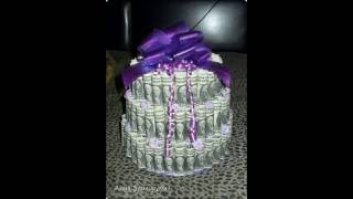 Как сделать торт из денег. How to make a cake out of money