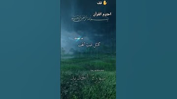 القرآن الكريم  سورة الحديد ((( #اكسبلور #دويتو #لايك