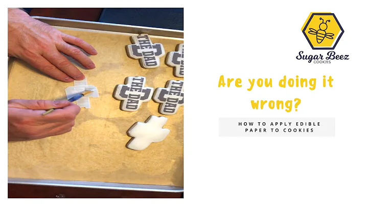 How to apply edible images to royal icing (cookies)