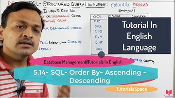 5.14-(Eng) Order By SQL | order by asc | sql order desc | DBMS online course | sql online course