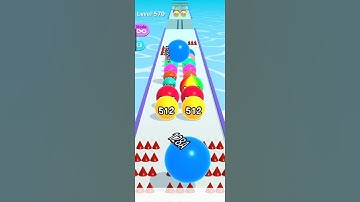 How to play Ball Run 2048 level 570 #ballrun #5minutestech #level570