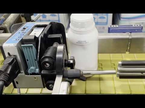 DJ45x TIJ printer actual performance on plastic container-2