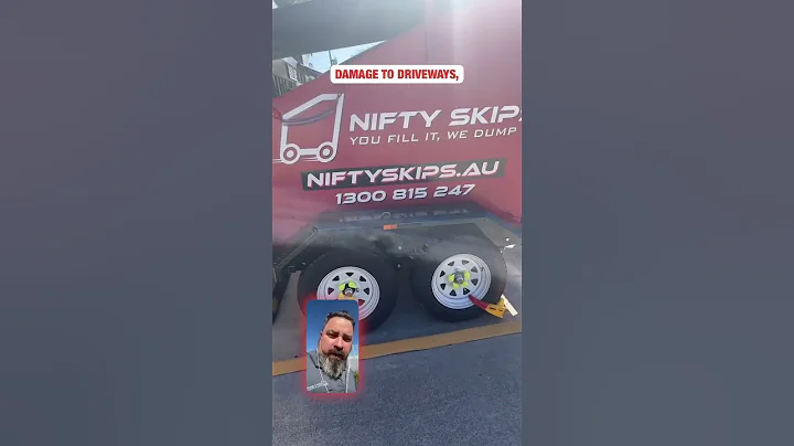 Don't damage your lawn or driveway with a skip bin!