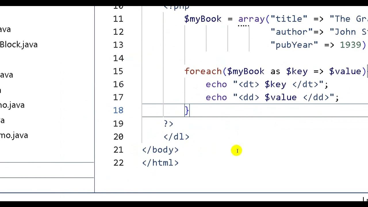 20-How to using PHP foreach Loop | Array | PHP Developer - YouTube