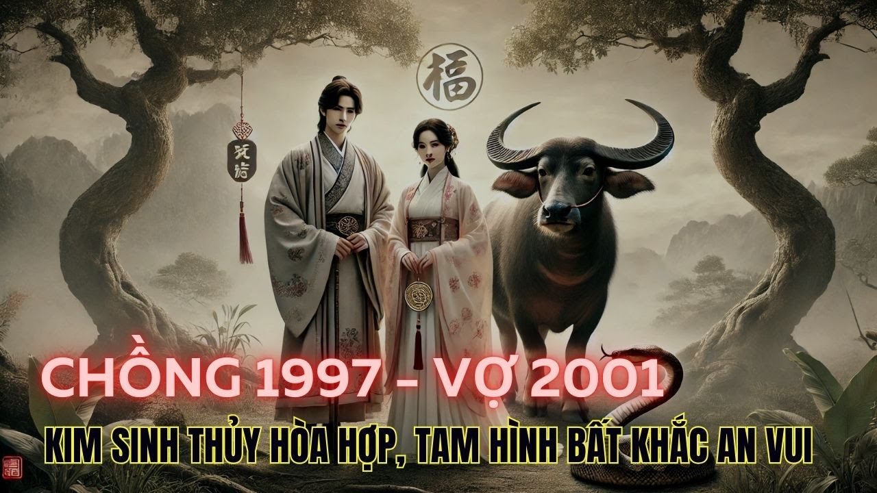 🐂 Chồng 1997 🐍 Vợ 2001 Có Hợp Nhau Không? Xem tuổi kết hôn vợ chồng
