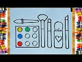 رسم رسم أدوات ميكب سهل وكيوت رسم وتلوين رسم بنات تعليم الرسم رسم سهل