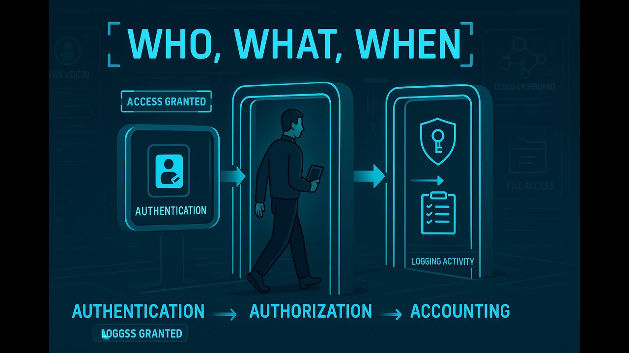Understanding AAA Authentication, Authorization, and Accounting - YouTube