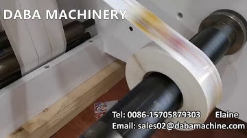 DABA 370mm high speed label slitting and rewinding machine
