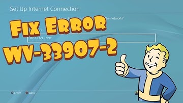 How To Fix PS4 Error Code WV-33907-2 (Simple Solution!)