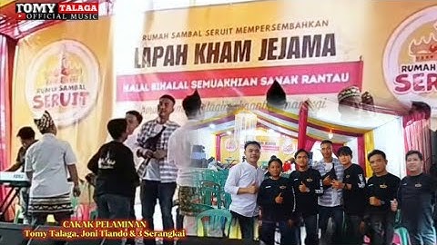 Lagu Lampung - CAKAK PELAMINAN-Live Panggung-Tomy Talaga-Joni Tiando-& 3 Sengkai. cipt.Robi Ratai