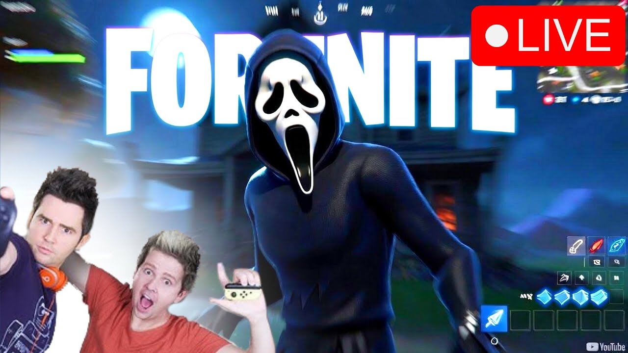 LIVE Playing Fortnite as Ghost Face from SCREAM 7!
