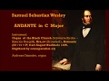 Samuel sebastian wesley 181076 andante in c for organ