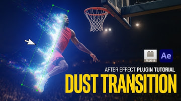 After Effects New Plugin Dust Transition Tutorial Easy Particle Wiper