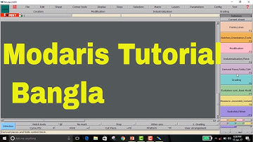 Lectra Modaris Tutorial-Modaris bangla tutorial-CAD Tutorial