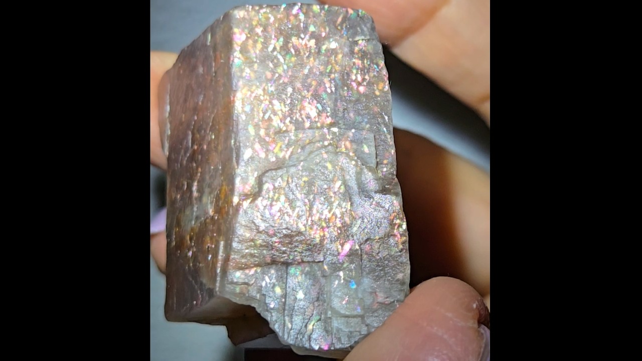Rainbow lattice sunstone from Tanzania - SM263