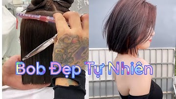 Cắt Kiểu Tóc Bob Tự Nhiên Đẹp, Phù Hợp Chị Em Không Thich Uốn Nhuộm